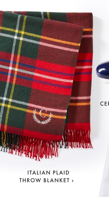 ITALIAN PLAID THROW BLANKET ›
