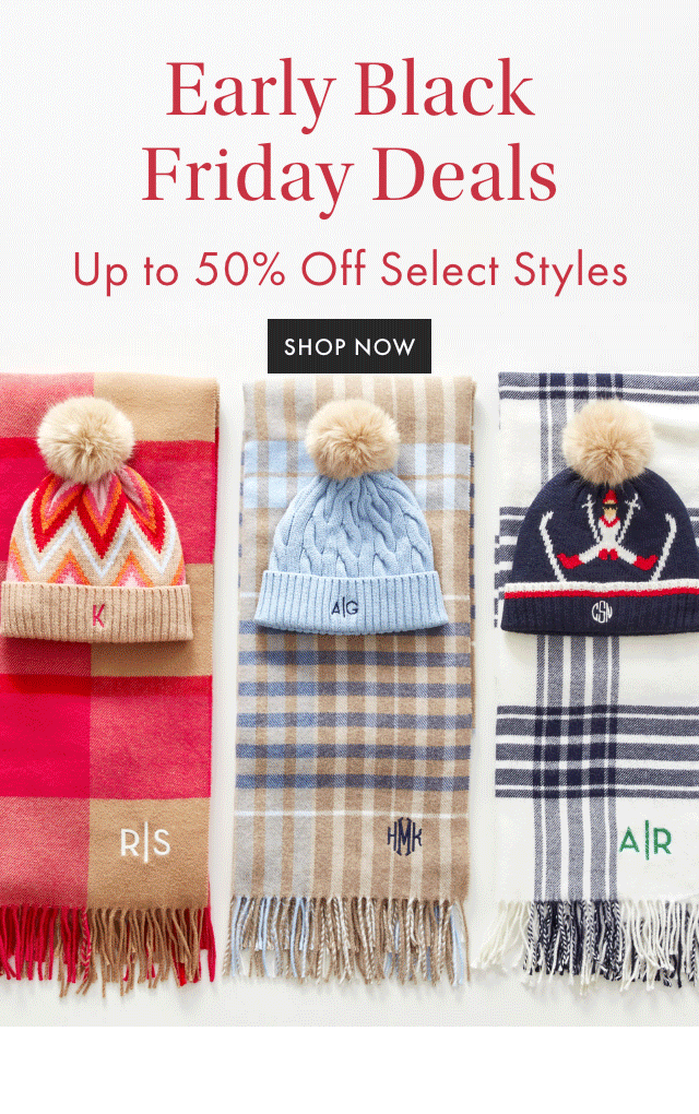 Early Black Friday Deals - Up to 50% Off Select Styles - SHOP NOW