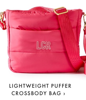 LIGHTWEIGHT PUFFER CROSSBODY BAG ›