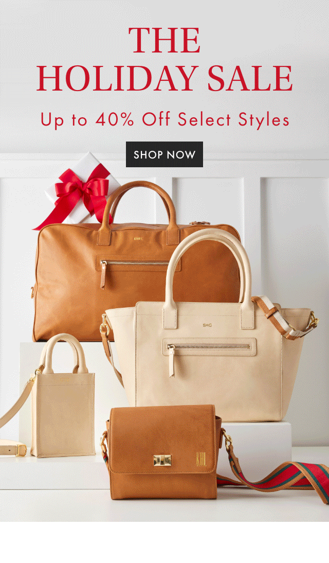 THE HOLIDAY SALE - Up to 40% Off Select Styles - SHOP NOW ›