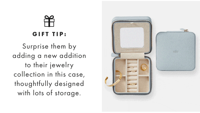 GIFT TIP: Surprise them by adding a new addition to their jewelry collection in this case, thoughtfully designed with lots of storage.