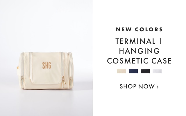 NEW COLORS - TERMINAL 1 HANGING COSMETIC CASE - SHOP NOW ›