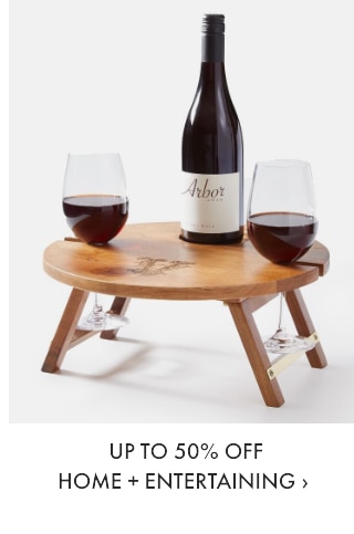 UP TO 60% OFF HOME + ENTERTAINING ›