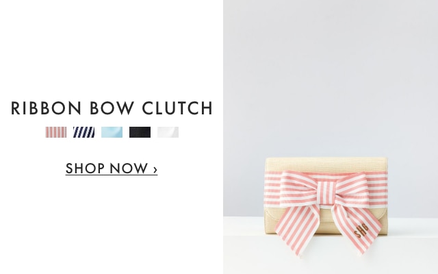 RIBBON BOW CLUTCH - SHOP NOW ›
