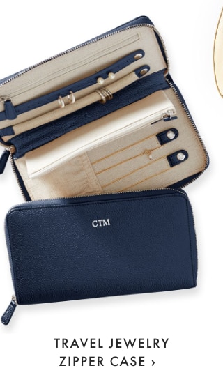 TRAVEL JEWELRY ZIPPER CASE ›