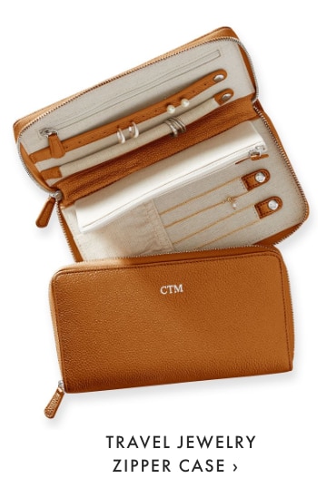 TRAVEL JEWELRY ZIPPER CASE ›