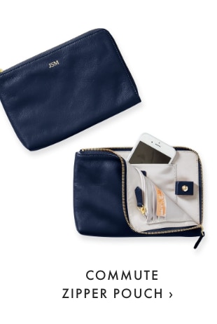 COMMUTE ZIPPER POUCH › 