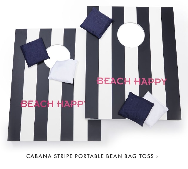 CABANA STRIPE PORTABLE BEAN BAG TOSS ›