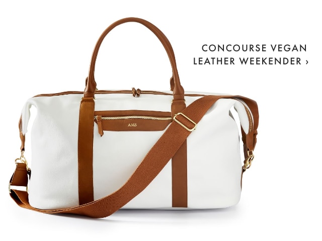 CONCOURSE VEGAN LEATHER WEEKENDER ›