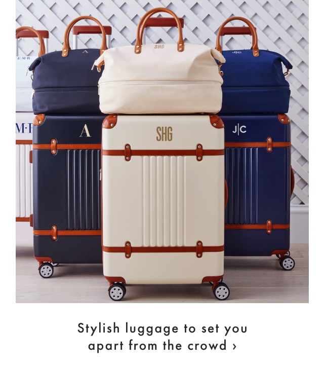 Stylish luggage to set you apart from the crowd ›