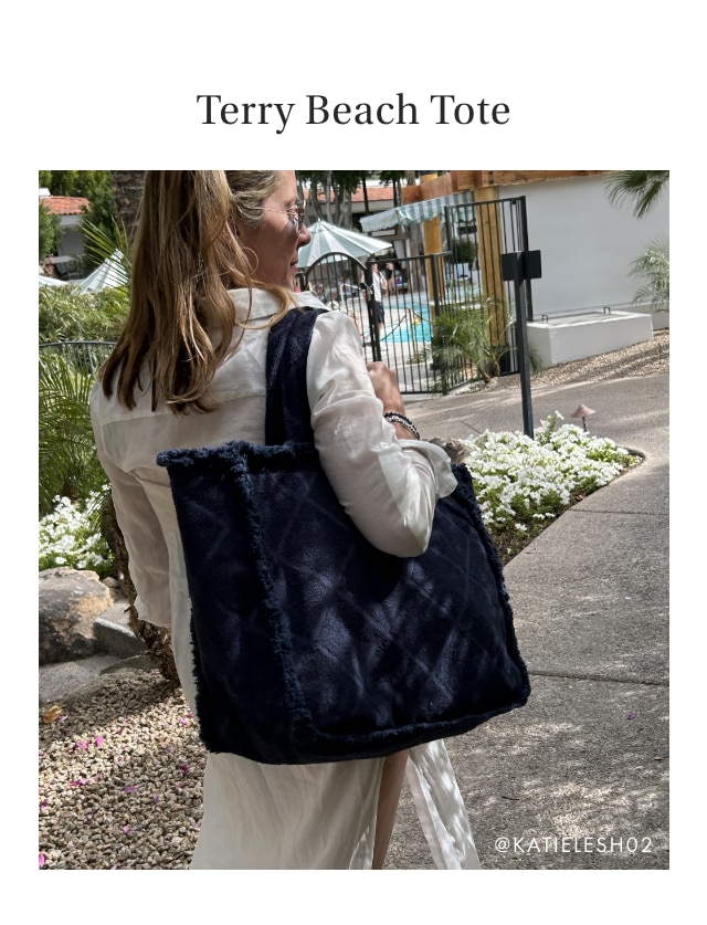 Terry Beach Tote