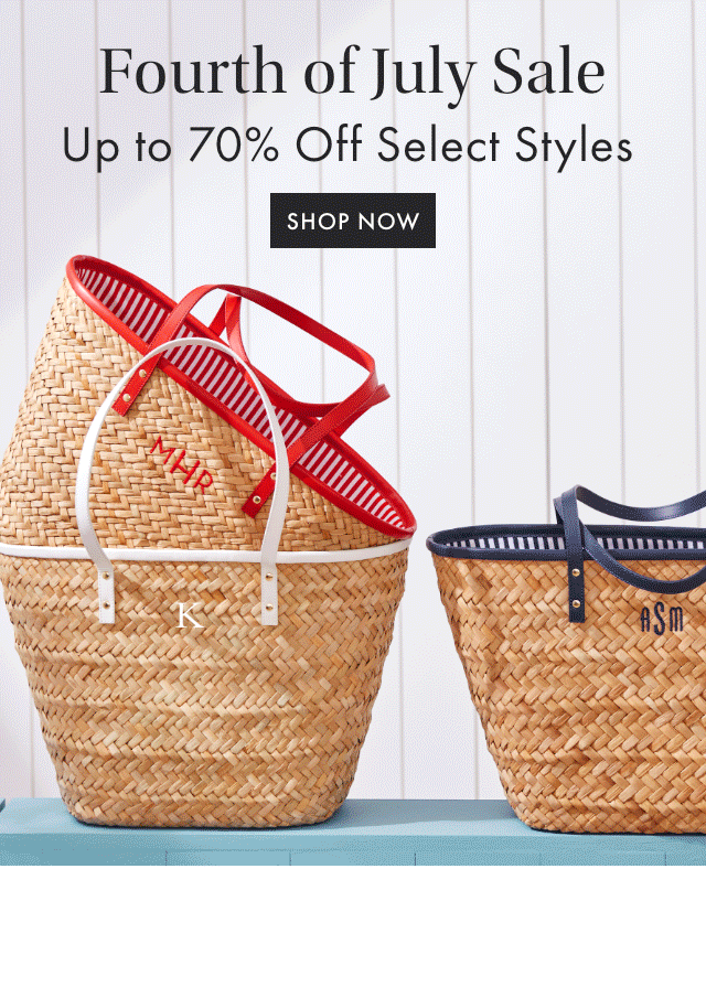 Fourth of July Sale - Up to 70% Off Select Styles - SHOP NOW