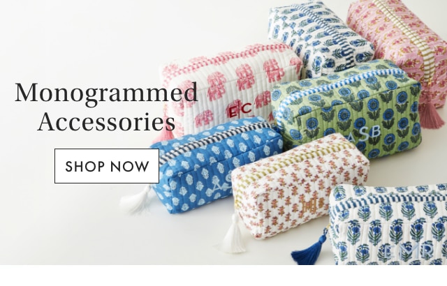 Monogrammed Accessories - SHOP NOW