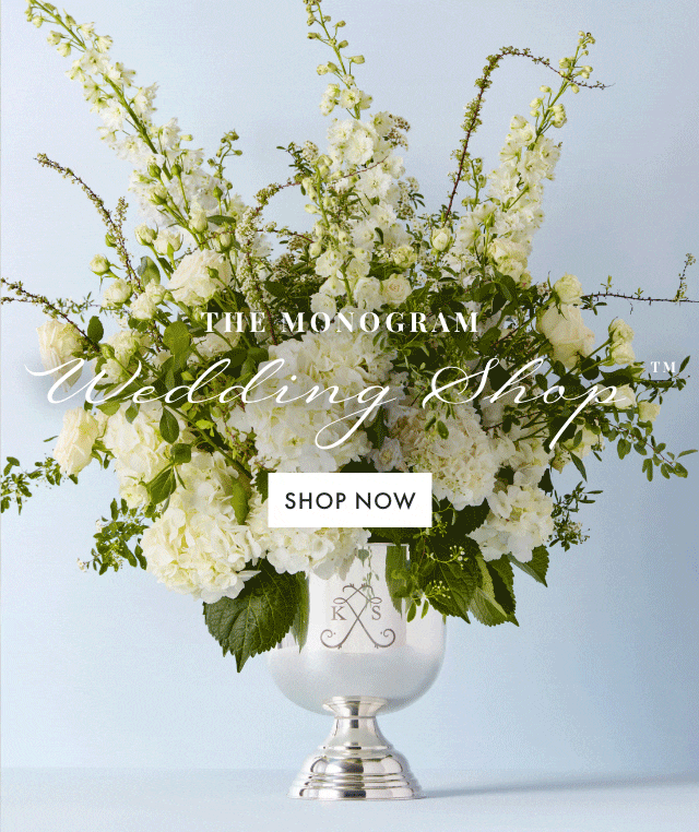 INTRODUCING - THE MONOGRAM Wedding Shop - SHOP NOW