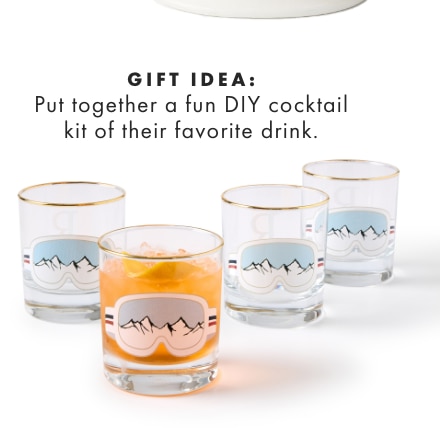 GIFT IDEA: Put together a fun DIY cocktail kit of their favorite drink.