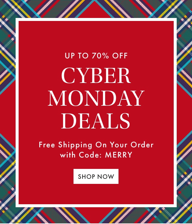 UP TO 70% OFF - CYBER MONDAY DEALS - Free Shipping On Your Order with Code: MERRY - SHOP NOW
