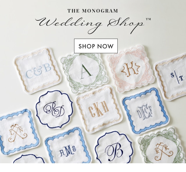 THE MONOGRAM Wedding Shop&trade; - SHOP NOW