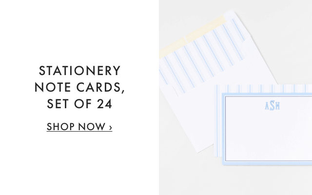 STATIONERY NOTE CARDS, SET OF 24 ASH - SHOP NOW &rsaquo;