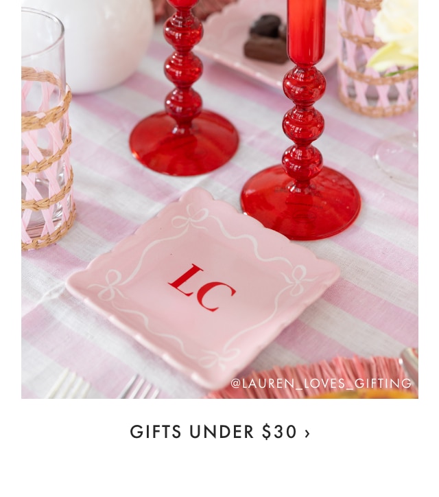 GIFTS UNDER &dollar;30 &rsaquo;