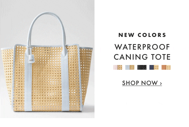 NEW COLORS - WATERPROOF CANING TOTE - SHOP NOW &rsaquo;