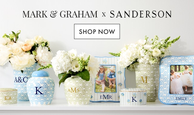 MARK & GRAHAM x SANDERSON - SHOP NOW