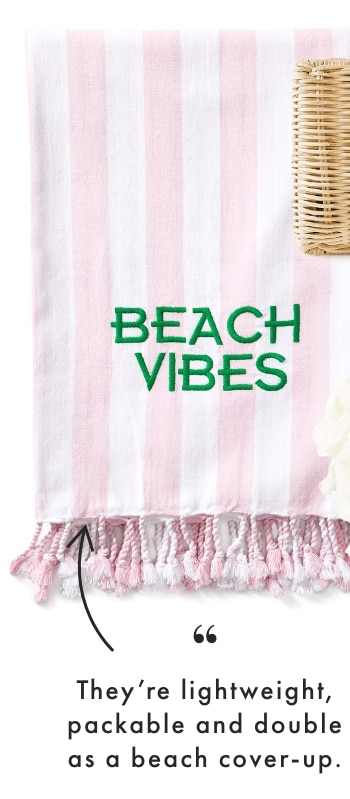 They&rsquo;re lightweight, packable and double as a beach cover-up.