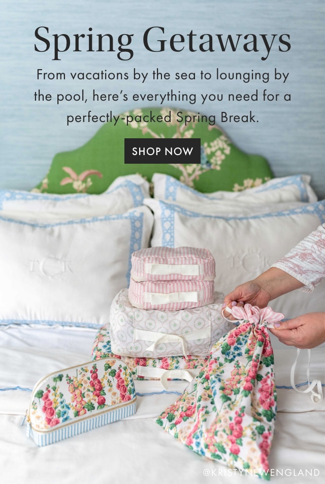 Spring Getaways - From vacations by the sea to lounging by the pool, here's everything you need for a perfectly-packed Spring Break. - SHOP NOW