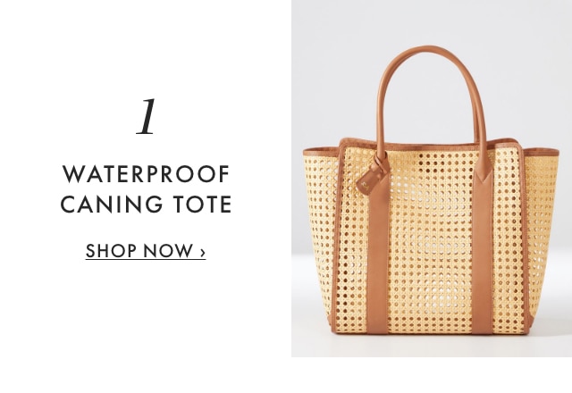 1. WATERPROOF CANING TOTE - SHOP NOW &rsaquo;