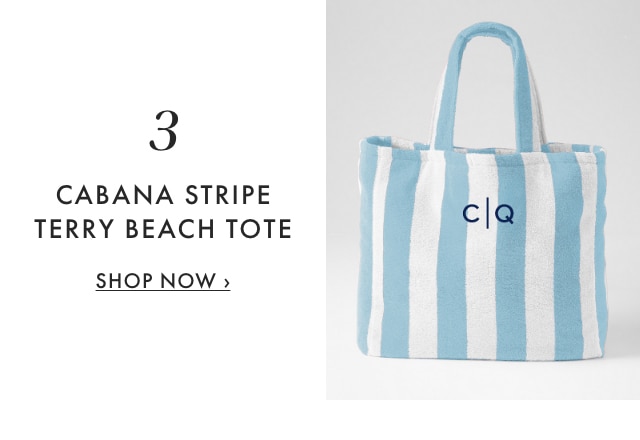3. CABANA STRIPE TERRY BEACH TOTE - SHOP NOW &rsaquo;