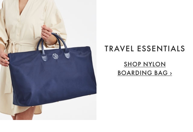 TRAVEL ESSENTIALS - SHOP NYLON BOARDING BAG &rsaquo;