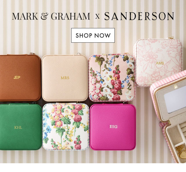 MARK & GRAHAM x SANDERSON - SHOP NOW