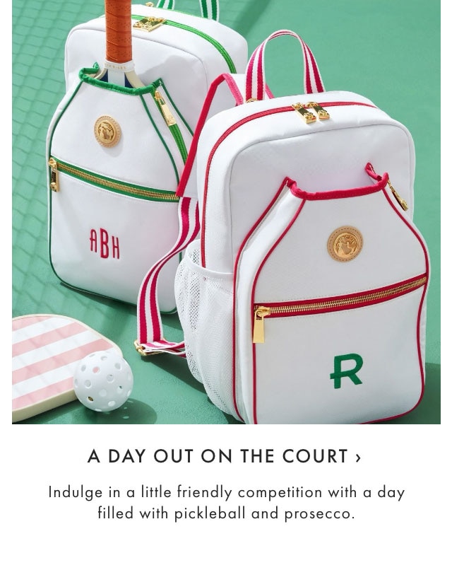 A DAY OUT ON THE COURT &rsaquo; Indulge in a little friendly competition with a day filled with pickleball and prosecco.