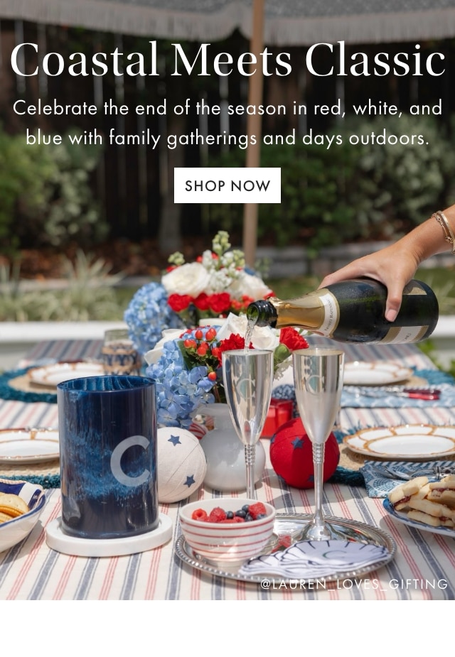 The Americana Shop - From sun-soaked days to firework nights&mdash;celebrate in red, white, and blue. - SHOP NOW
