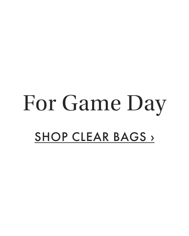 For Game Day - Shop Clear Bags