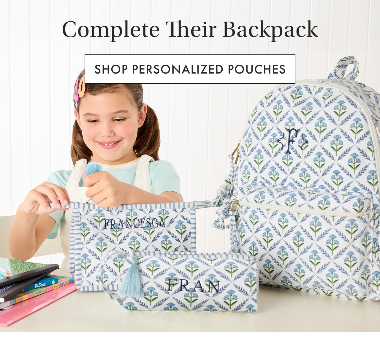 Complete Their Backpack - Shop Personalized Pouches